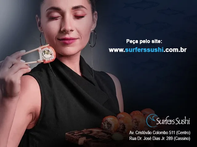 Anúncio de Surfers Sushi